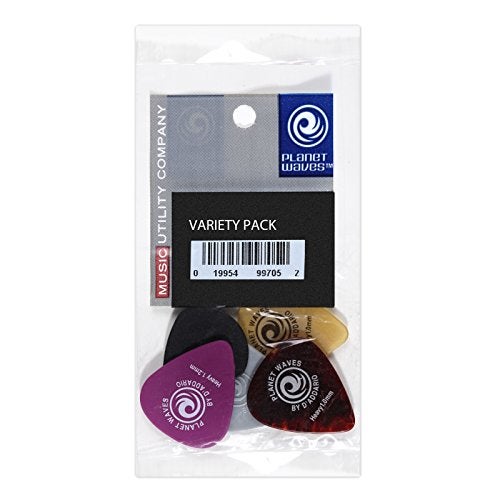 Planet Waves 1XVP4-5 Assorted Guitar Picks, Medium, 5 Pack - Image 1
