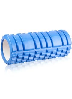 Generic Yoga Foam Roller for Deep Tissue Massage Muscle with Carry Bag, Light Blue  - Image 2