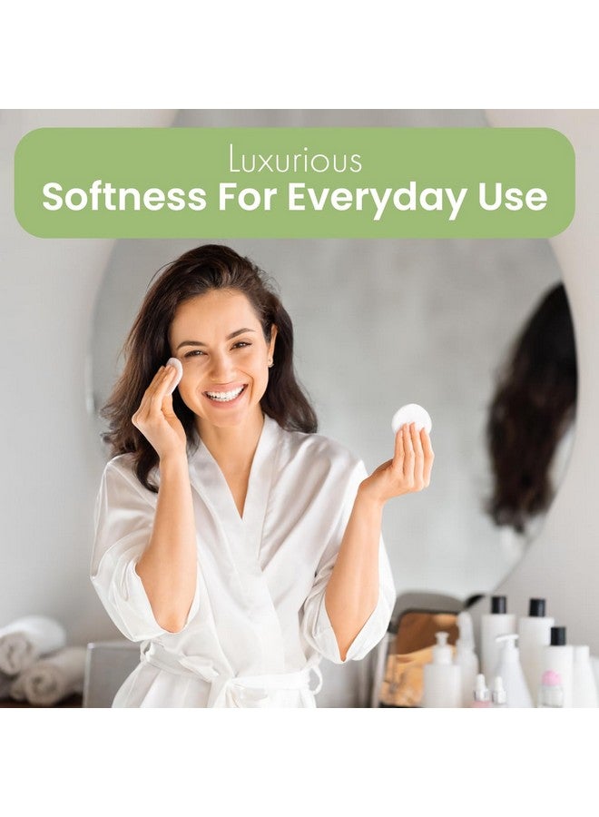 Intrinsics Large 3” Oval Cotton Pads for Face - 50 Count, Premium 100% Pure Cotton Makeup Remover Pads, Hypoallergenic and Lint-Free Cotton Rounds for All Skin Types - Image 5