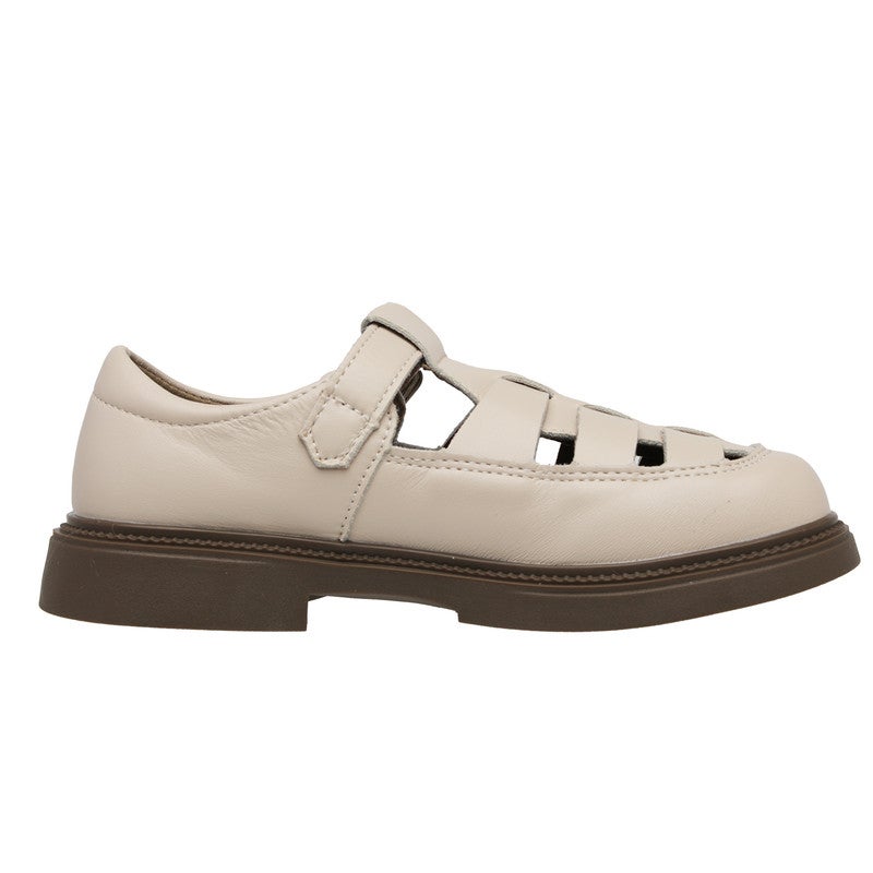 Lucky Kids Girls Summer Sandals,Closed Toe Leather Soft Rubber Flat Causal Summer Shoes for Toddler/Little kids/Big Kids - Image 5