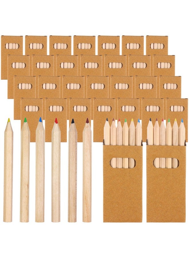 TBoxBo 150Packs/900Pcs Colored Pencils Bulk Mini Drawing Pencils Set for Kids, 3.5inch Short Fat Color Pencils for Adult Coloring Books, Classroom School Drawing Birthday Wedding Party Favors - Image 1