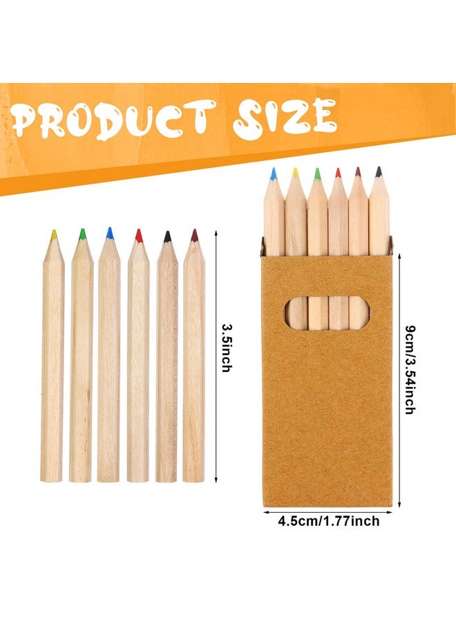 TBoxBo 150Packs/900Pcs Colored Pencils Bulk Mini Drawing Pencils Set for Kids, 3.5inch Short Fat Color Pencils for Adult Coloring Books, Classroom School Drawing Birthday Wedding Party Favors - Image 2