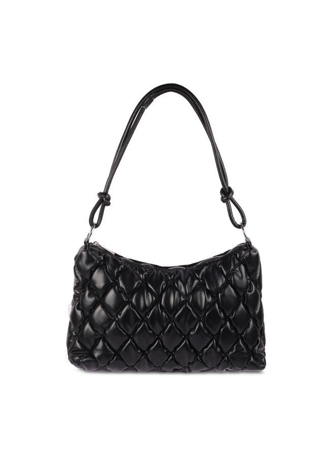 Mochi Women Black Chic Spacious Shoulder Bag (66-201) - Image 1