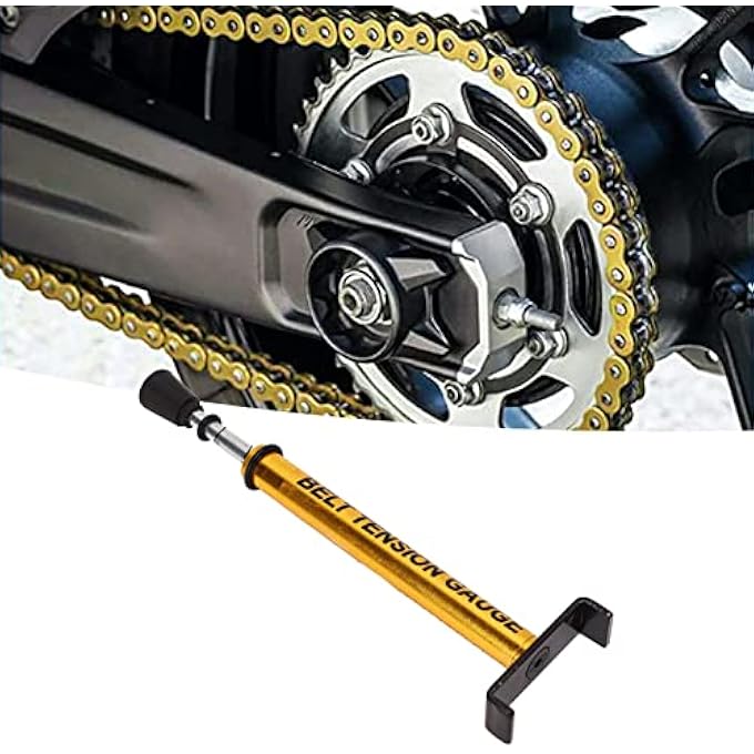 rayihni Belt Tension Gauge 10 Lb Motorcycle Belt Tension Tester Belt Tensioner Tool For Accurate Motorcycle Belt Tension Setting L Shape Pad Universal Design - Image 5