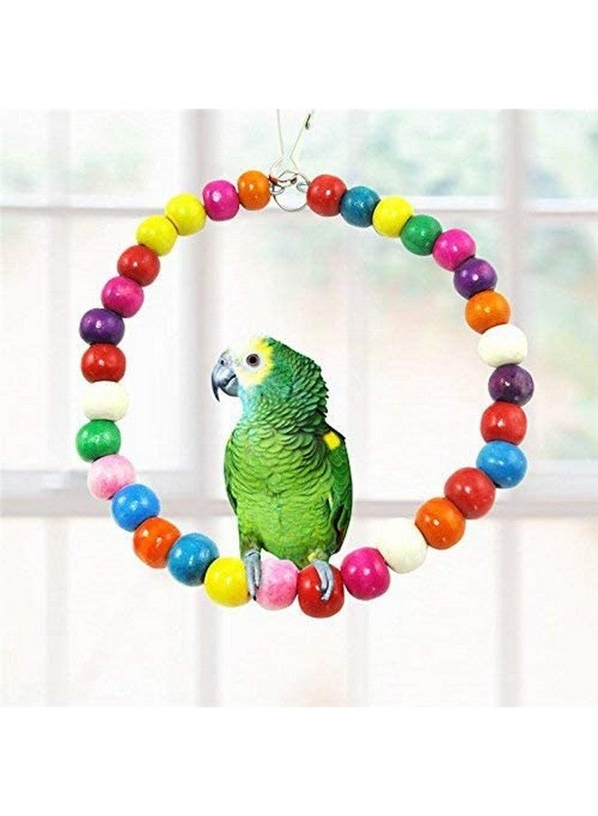 إيميلي بيتس لعبة أرجوحة الطيور، ملحقات الطيور، ألعاب المضغ والتسلق، ألعاب الطيور المرنة للببغاء، طيور الحب، الكوكتيل، الكونيور، العصافير، الكناري، المكاو، الطيور (150 سم) - Image 3