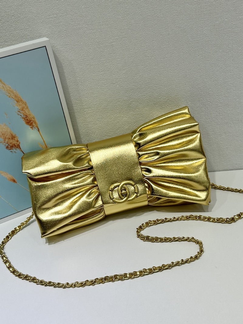 2025 Trend New Chain Butterfly Women'S Bag Street Trend Platinum Lock Single Shoulder Crossbody Baguette Women'S Bag - Image 3