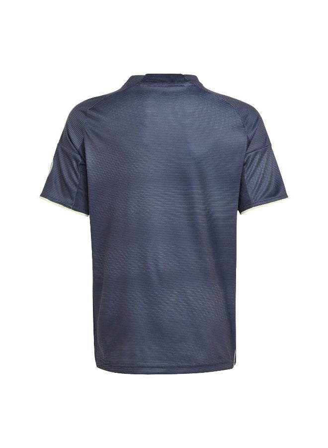 Adidas Real A Jsy Y Blue Football Jerseys For Kids 7-8Y - Image 2