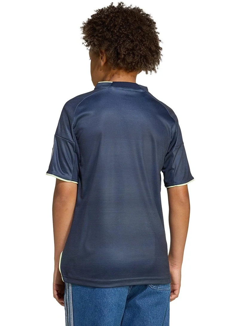Adidas Real A Jsy Y Blue Football Jerseys For Kids 7-8Y