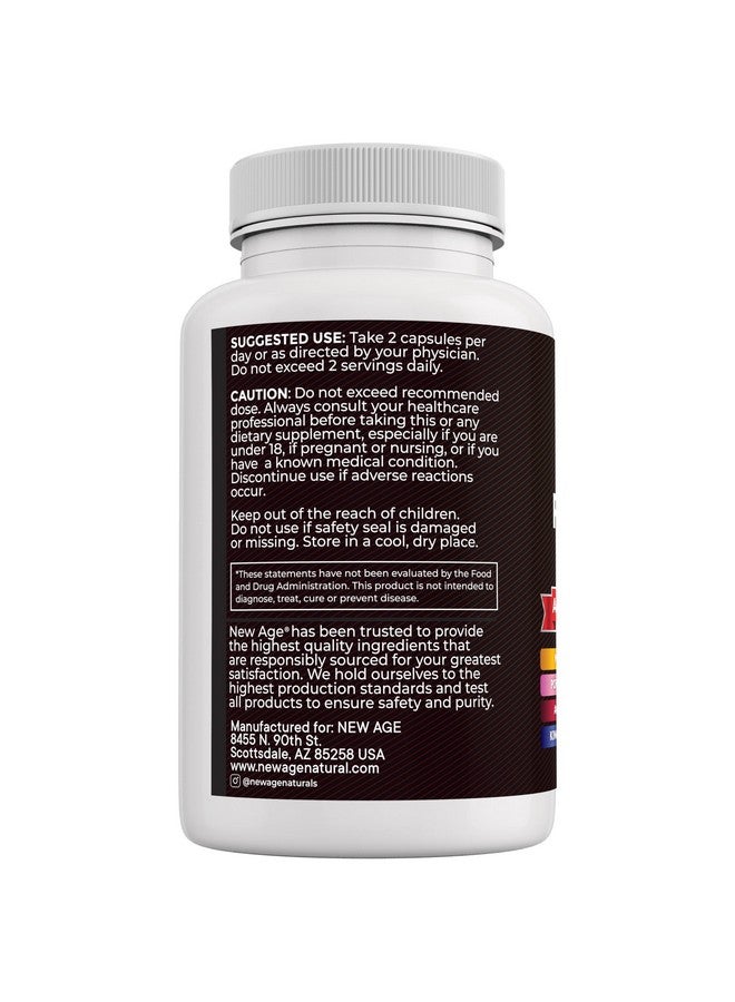 NEW AGE Lions Mane Mushroom Supplement with Turkey Tail Reishi Cordyceps Chaga with Marshmallow Root - Image 4