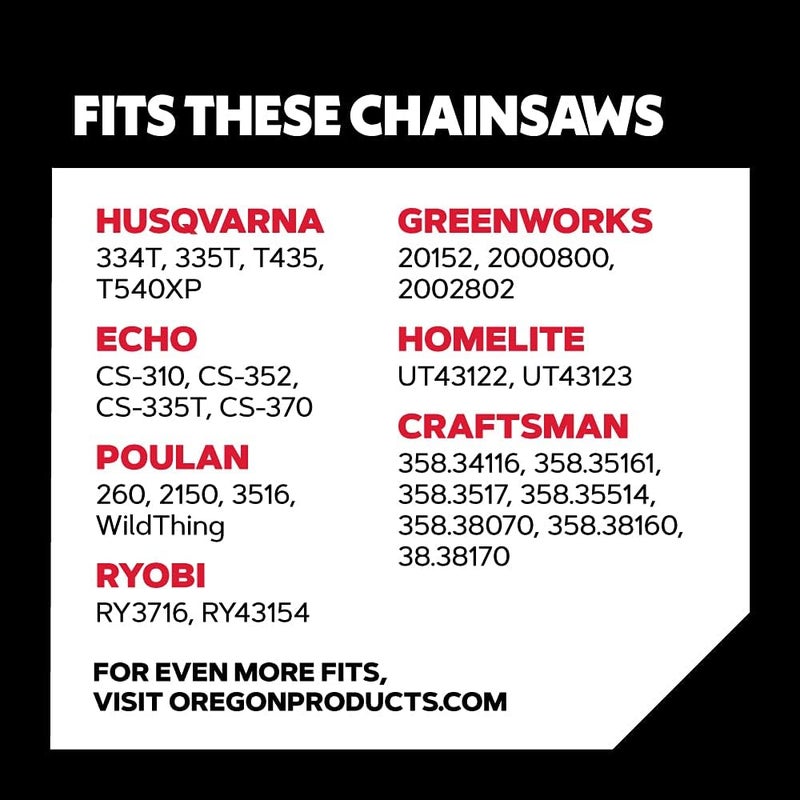 Oregon S56 AdvanceCut Chainsaw Chain for 16-Inch Bar, 56 Drive Links, Low-Kickback, fits Makita, Echo, Husqvarna, Wen and More - Image 2