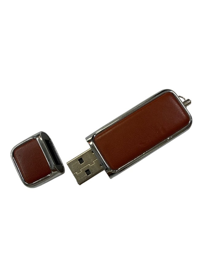 MME Leather Jas 8GB USB 3.0 Flash Drive - Brown - Image 3