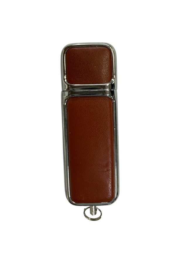 MME Leather Jas 8GB USB 3.0 Flash Drive - Brown - Image 2