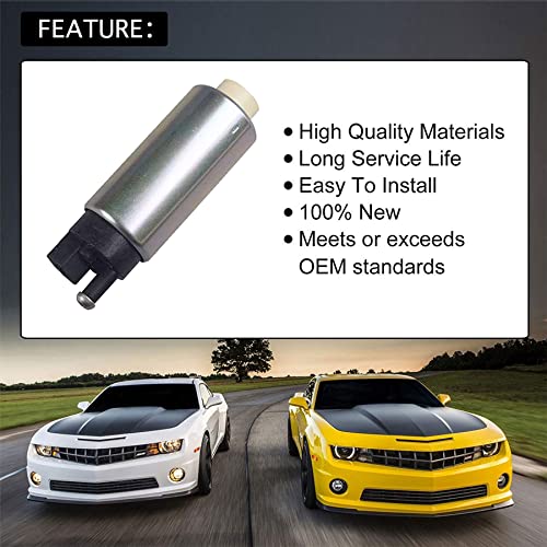 AdvanEX 255LPH High Performance Electric Fuel Pump Replace Walbro GSS340 with Installation Kits - Image 2