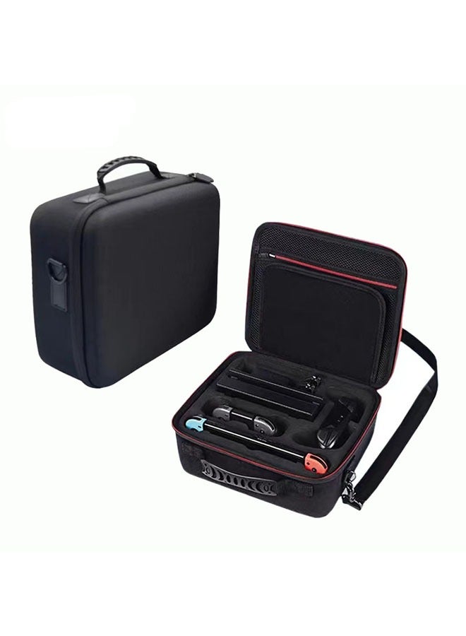 Nintendo Switch/Switch OLED Storage Case with 21 Game Card Slots, Portable Carry Case, Pro Console Controller and Hard Case for Accessories