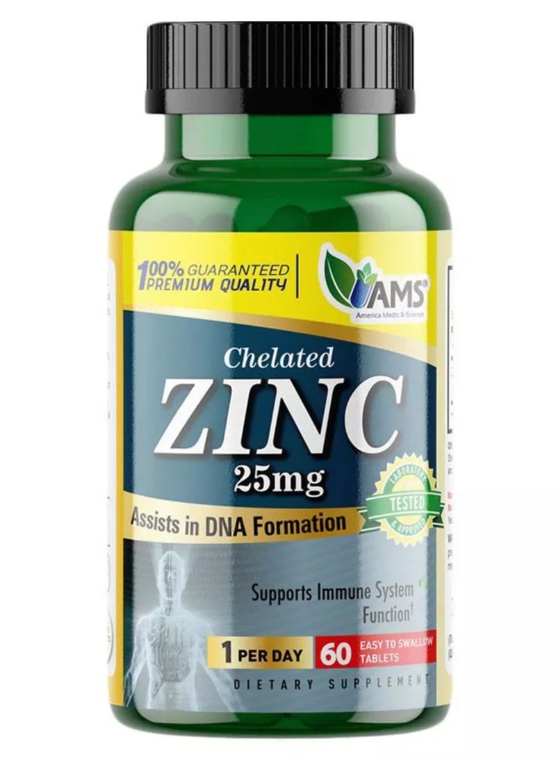 Zinc 25Mg Tablet 60S