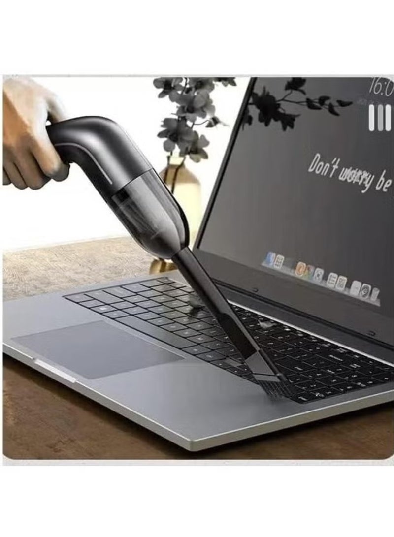 Yesido مكنسة كهربائية محمولة صغيرة قابلة لإعادة الشحن VC02 – شفط قوي، تصميم بدون سلك لتنظيف المنزل، المكتب، والسيارة، مدمجة وخفيفة الوزن، سهلة الاستخدام، مثالية للمساحات الصغيرة، إزالة الغبار والحطام - Image 2