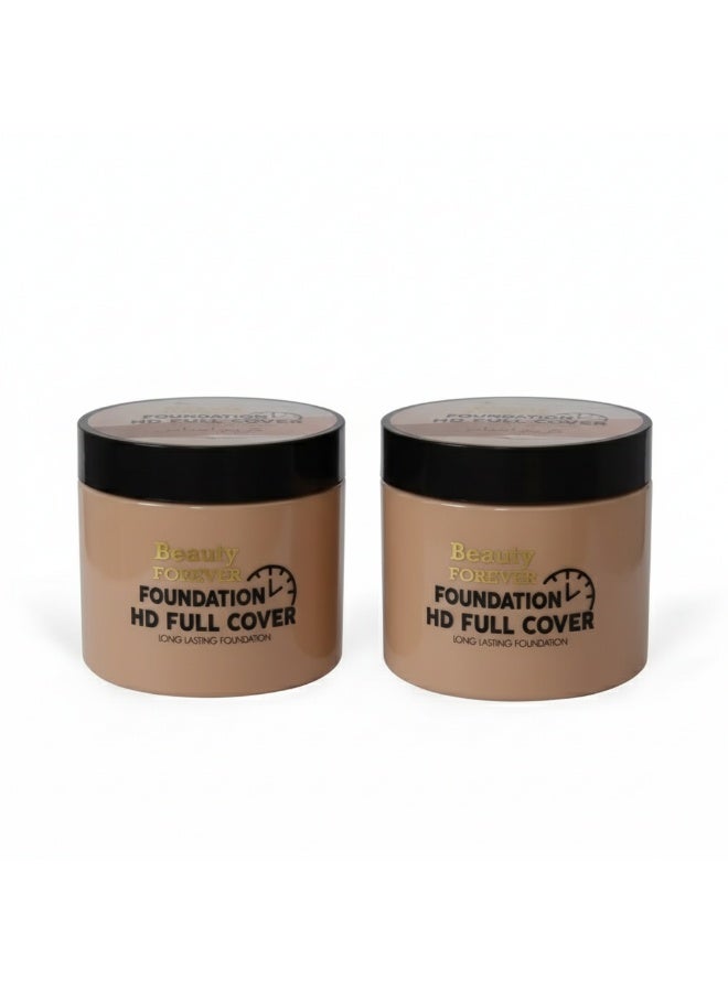 بيوتي فوريفر بيوتي فور إيفر كريم أساس للجسم فل كفر – درجـة 04 لإخفاء آثار الحروق والندبات – باكيدج من قطعتين - Image 1