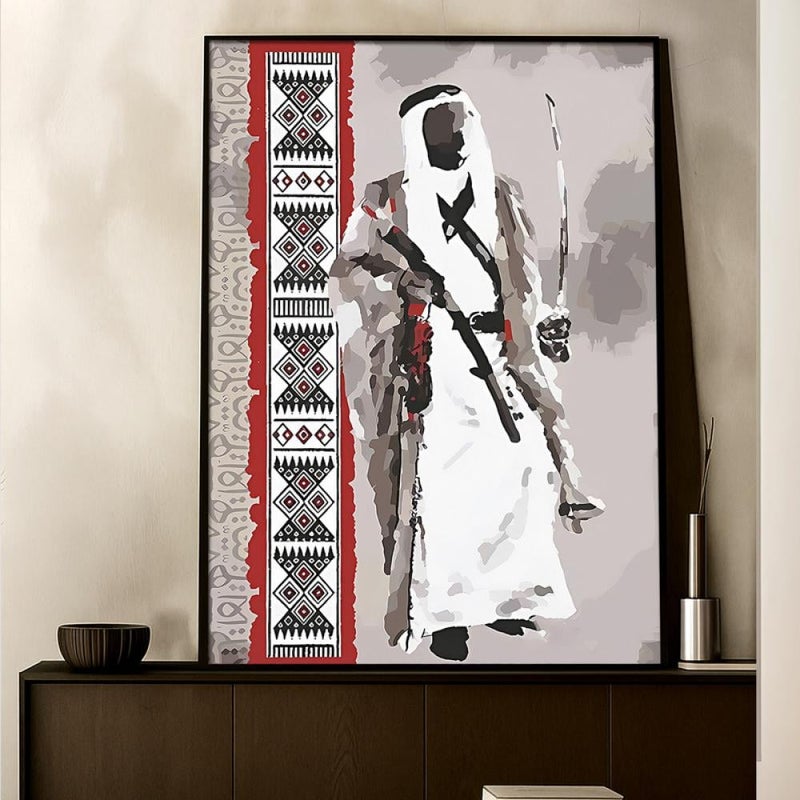 Marktna Najdi art design canvas painting with hollow frame size (120x80) one piece - Image 3