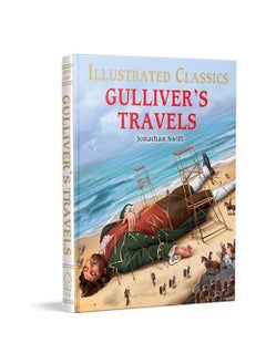 Wonder House Books Gulliver Travels Illustrated Abridged Children Classic English Novel with Review Questions Hardba 