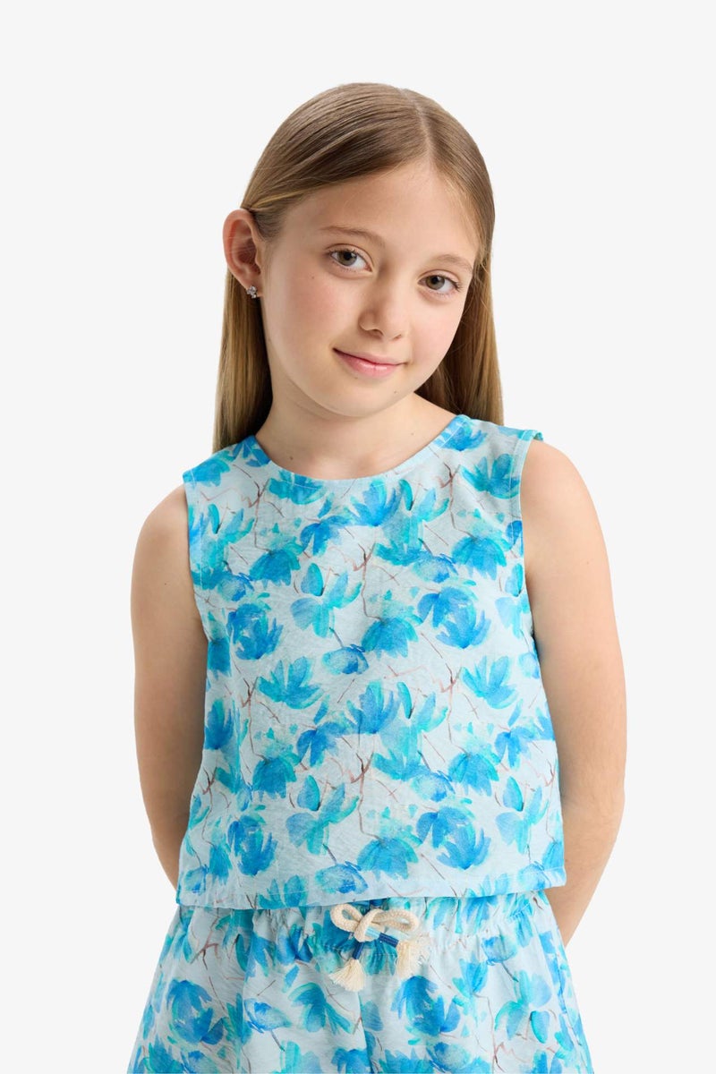 DeFacto Girl Short Sleeve Blouse - Image 1