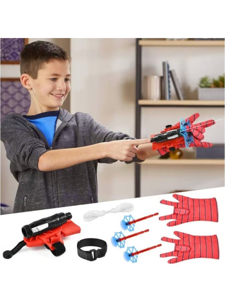 Newmoang Spider Launcher Glove, Hero Gloves for Kids, Spiderman Toy, Launcher Web, Wrist Play Set, Cosplay, Plastic, Red - Image 2