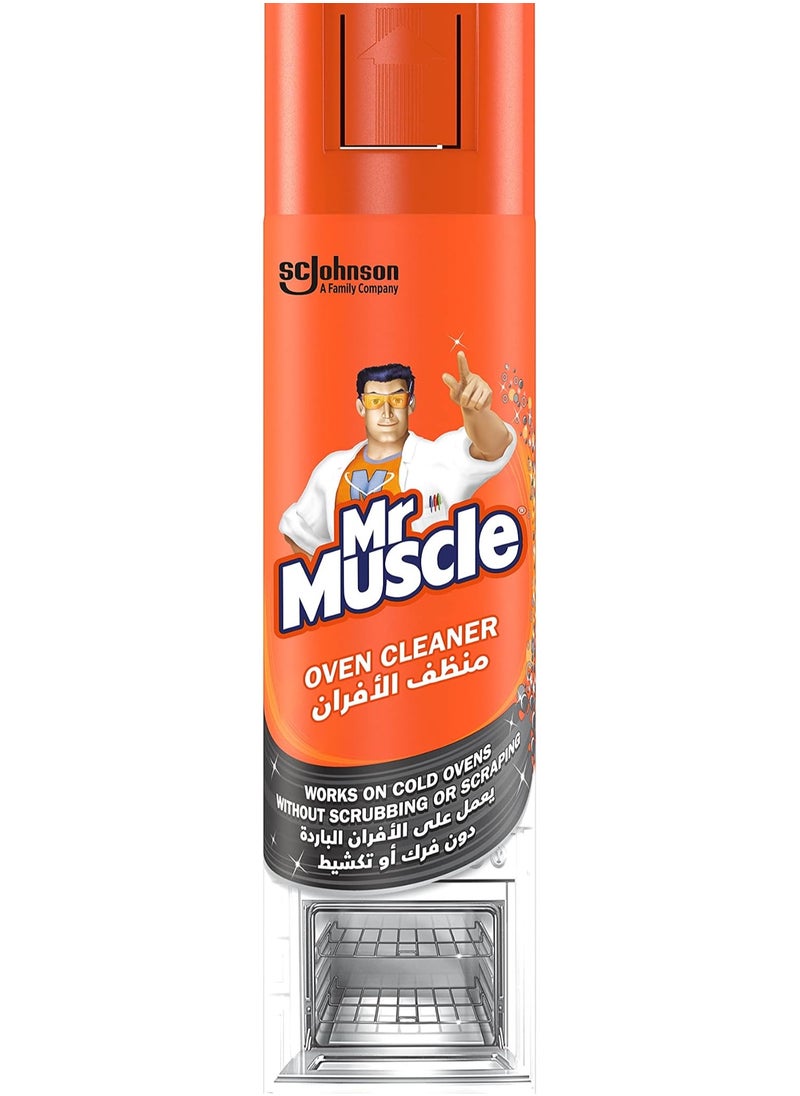 Mr Muscle - Mr. Muscle Oven Cleaner Foam Spray, Works On Cold Ovens Without Scrubbing 300ml - Image 1