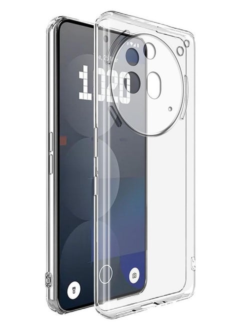Case for Nothing Phone 3A Pro Premium Ultra Clear Soft TPU Slim Back Cover Case with Camera Protection Transparent Back Cover Designed for Nothing Phone 3A Pro