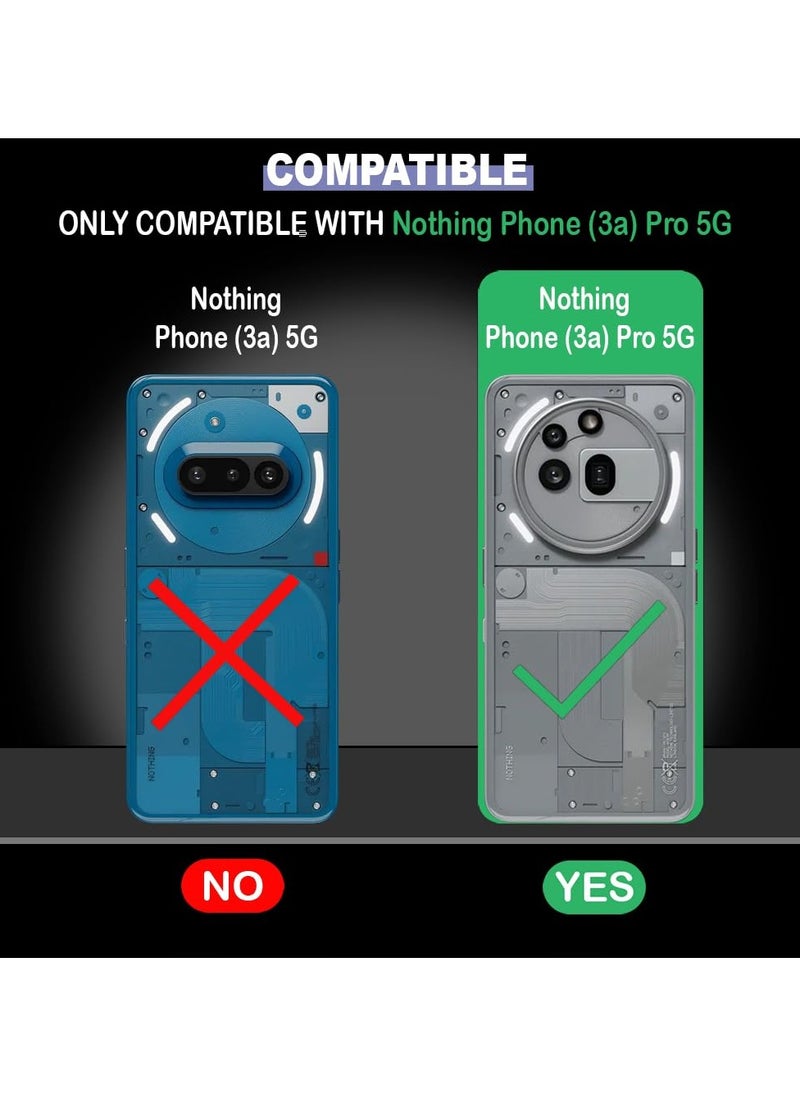 Case for Nothing Phone 3A Pro Premium Ultra Clear Soft TPU Slim Back Cover Case with Camera Protection Transparent Back Cover Designed for Nothing Phone 3A Pro