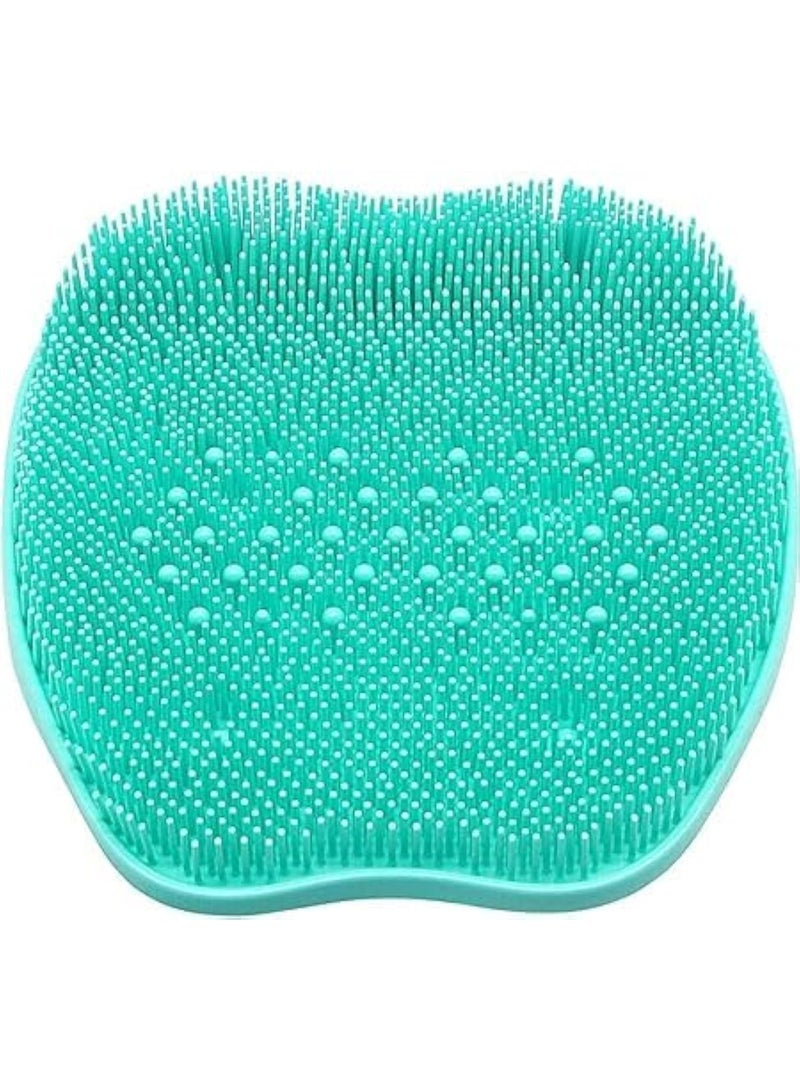 Cazadora Shower Foot Scrubber Massager – Premium Foot Care Solution for Improved Circulation, Exfoliation & Pain Relief – Non-Slip Silicone Mat with Suction Cups – Effortless Foot Cleaning in the Shower – Relaxing Reflexology & Spa-Like Experience – Durable, Hygienic, Multi-Use Foot Cleaning Mat for Home & Bathroom – Available in Green, Soothes Tired Feet, Gentle Massage, Ideal for Daily Foot Care, Foot Spa, Stress Relief, and Soft Skin - Image 1