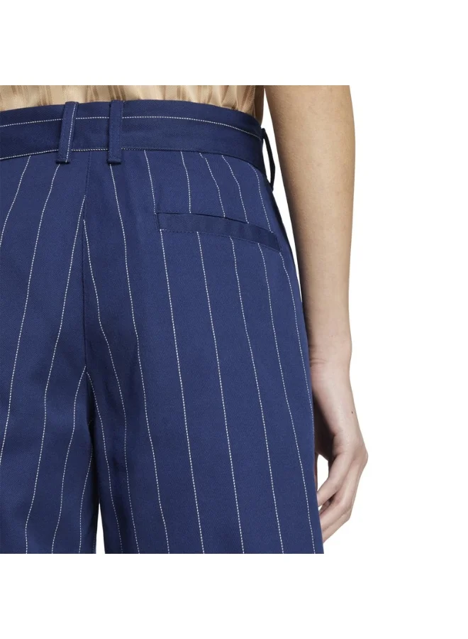adidas شورت أزرق مخطط PINSTRIPE SHORT للنساء من أوريجينالز