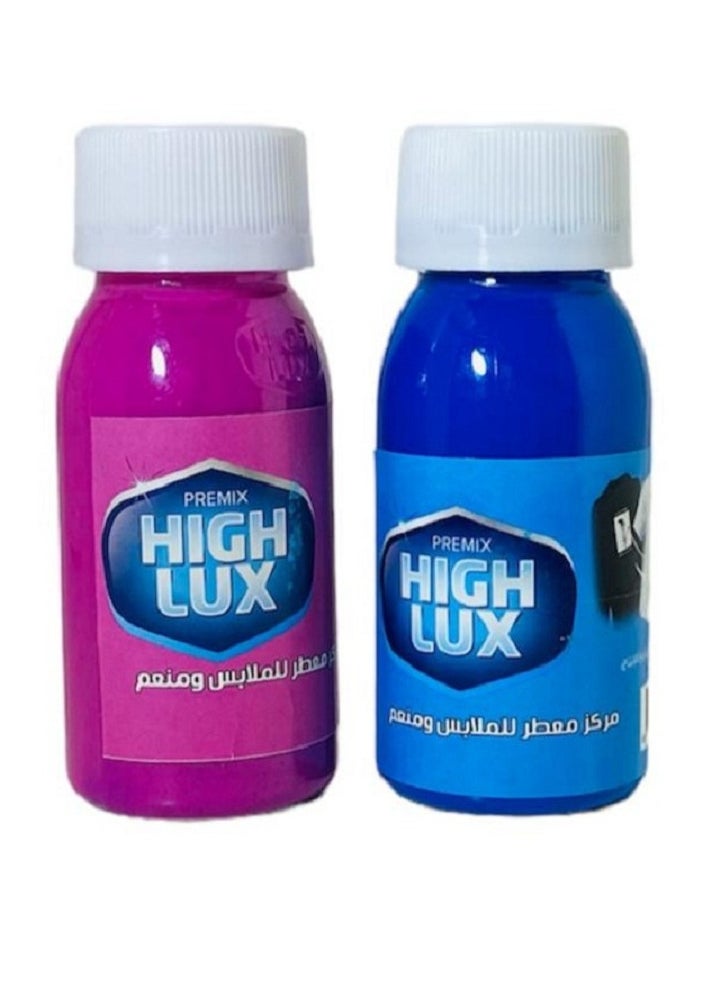 High Lux - Concentrated Fabric Softener And Freshener, Diluted In 8 Liters Of Water, Two Different Pieces Offered - Image 1