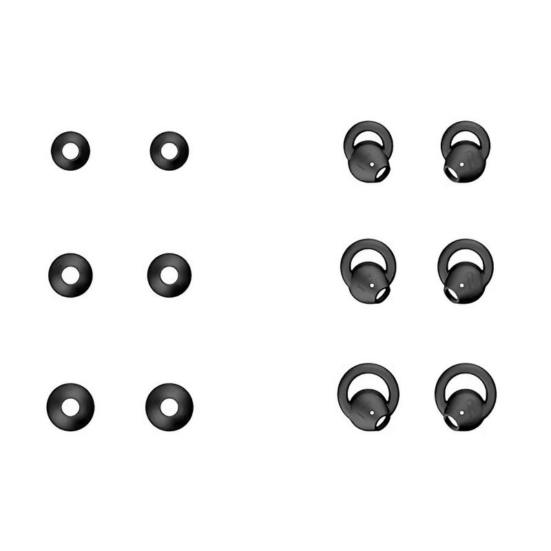 1 مور سماعة أذن صغيرة E1026BT-I لاسلكية تعمل بالبلوتوث بتصميم رياضي وردي - Image 2