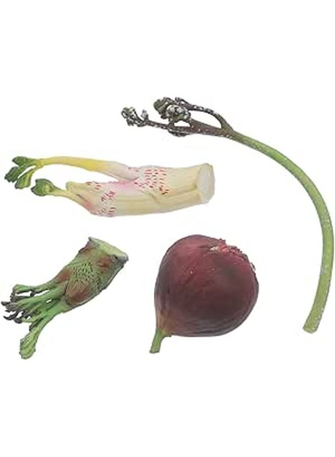 Realistic Vegetable Models 4Pcs Set for Kitchen Decor Photography Props and Educational Play - Image 1