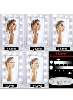ELTRAZONE Mirror Lights Vanity Lighting 10 LED Bulb Make up Decoration Lights Hollywood Style 16 Modes Color Changing Lights for Home Bedroom Bathroom Dressing Room（USB Powered, RGBW)  - Image 5