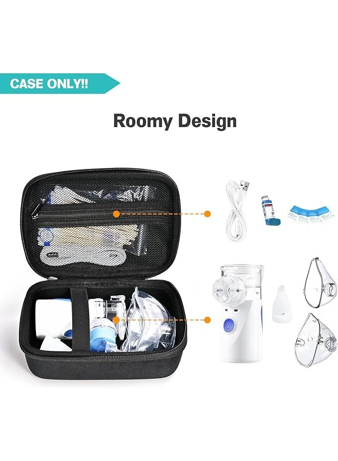 حقيبة حمل جهاز البخاخات المحمول - شنطة عملية وقوية للسفر والتنقل - منظم متين سهل الاستخدام للأطفال والكبار - هدية مثالية - Image 2