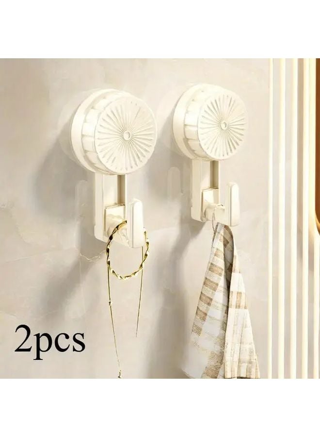 Heavy Duty Adhesive Wall Hooks No Drill ABS White Black Strong Load Bearing 1pc - Image 5