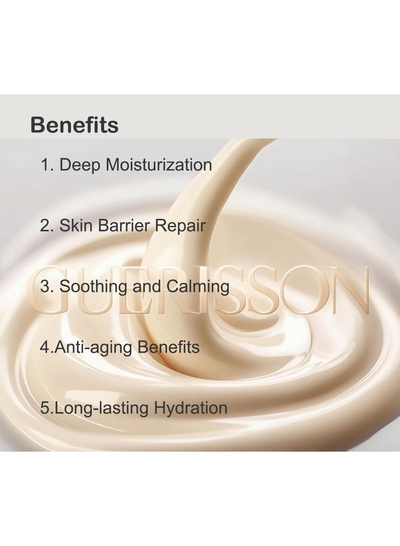 جوريسون كريم مركب 9 من GUERISSON 2.5 أوقية 70 جم - زيت الحصان لتجديد شباب البشرة ورفعها ملمس بزبدة الذوبان لا يسبب التهيج يتحكم في الزيت وتوازن الرطوبة جوريسون - Image 5