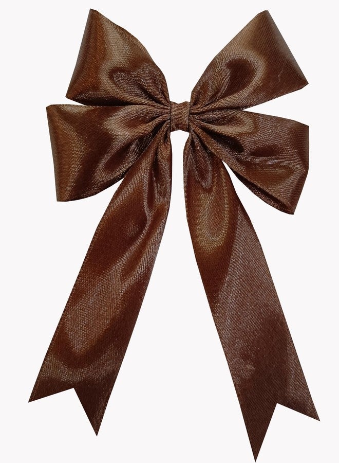 iefoah 1 1/2 inch Brown Ribbon,100 Yards 1-1/2 inch Brown Satin Ribbon Solid Fabric Ribbon for Gift Wrapping Floral Bouquets Wedding Home Party Decoration - Image 5