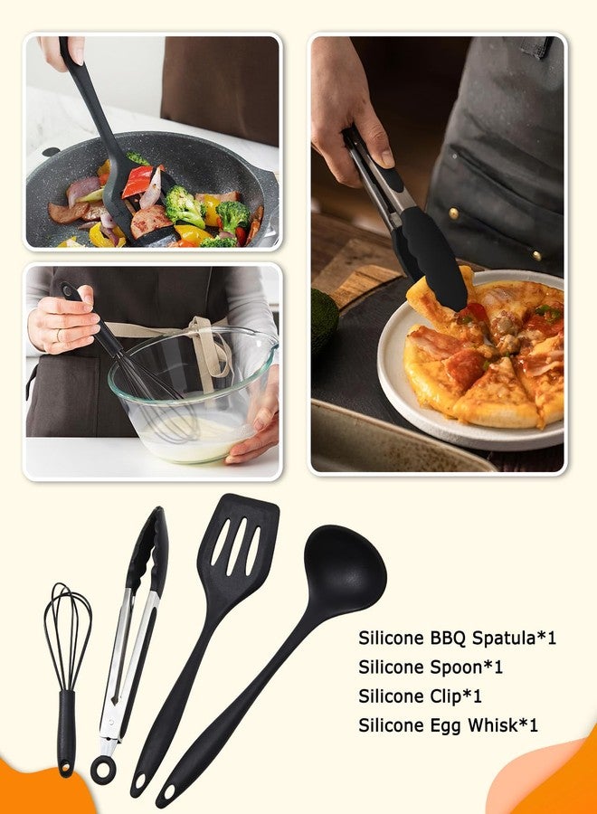 Hozzen Camping Cooking Set - Camping Utensil Set with 15 Essentials, Stainless Steel & Silicone, Ideal for RV, Tent, Picnics & BBQs - Image 2