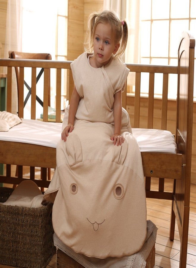OuYun Baby Organic Sleeping Bag Autumn Detachable Sleeve Wearable Blanket,Medium,3.5 Tog - Image 4