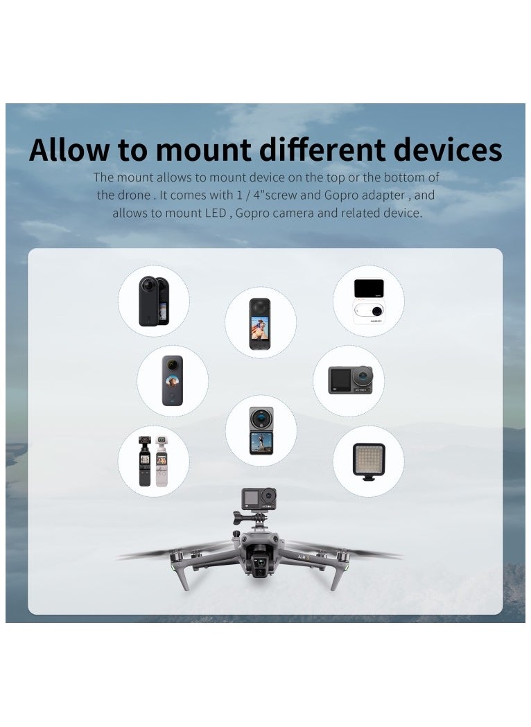 STARTRC STARTRC DJI Air 3 Night Navigation Light Speaker Expansion Mount  - Image 5