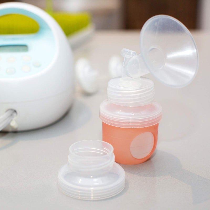 Boon Nursh Wide Neck Breast Pump Adaptor - Works with Spectra and Avent Breast Pumps - Compatible Nursh Bottles - Breastfeeding and Bottle-Feeding Essentials - 1 Count - Image 5