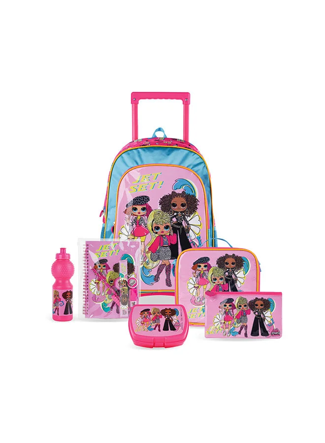 Trucare Mga Lol Omg Glam Shores 6 in 1 Trolley Box Set 16 inches