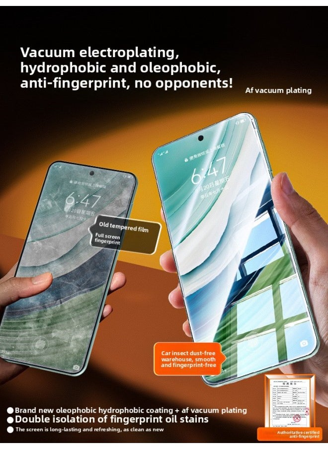Generic - For Huawei Mate70 Tempered Film Pura70mate60pro Mobile Phone P40p50e For Huawei Nova13 Vitality-Colour:Upgraded Version With Dust-free Cabin✅3 Sets Of Ultra-clear [upgraded Basalt Tempered✅80 Times Explosion-proof★Unlock In Seconds Without White Edges] Patented Model-Size:For Huawei Mate 70 Pro+ - Image 1