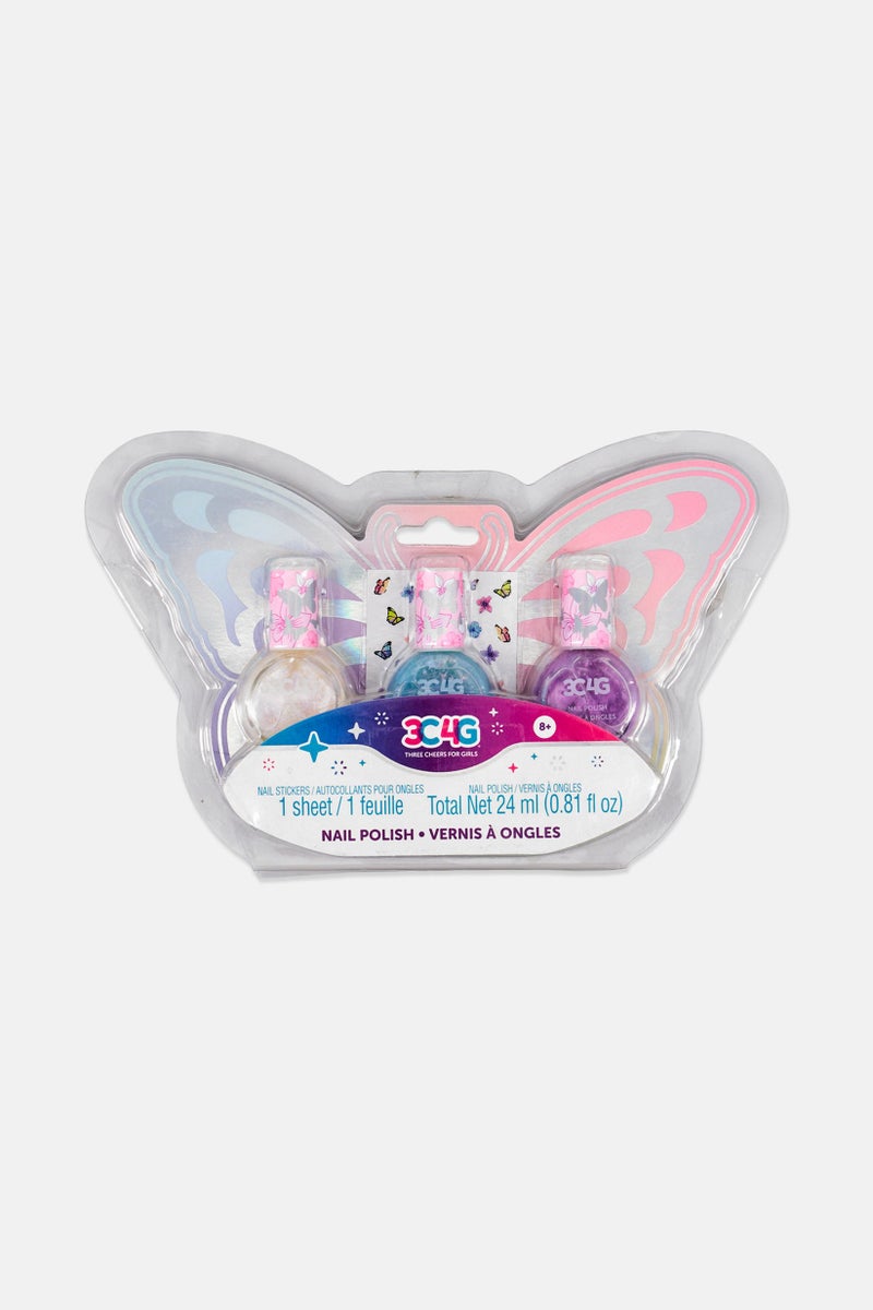 3C4G Butterfly Nail Polish Trio Set 24 ml - Image 1