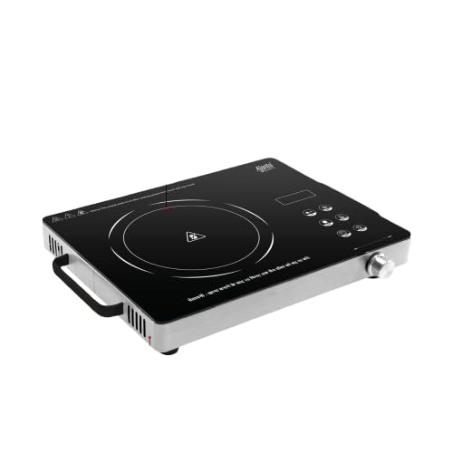 Ajanta Quartz Infrared Cooktop, Single Burner, Auto Shut-Off, 180-Minute Timer, Surge Protection - Image 1