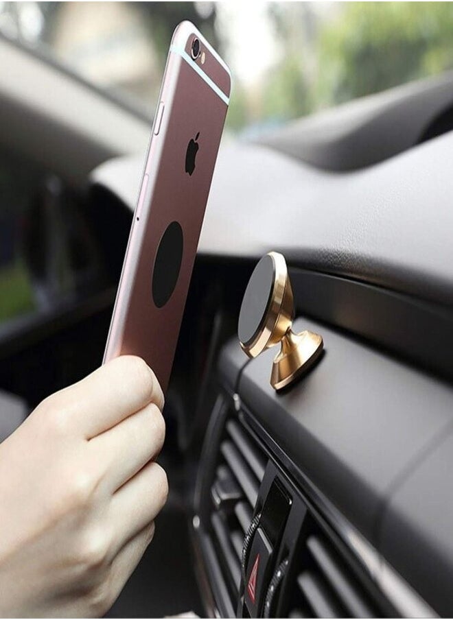 Digitplus - Magnetic Car Phone Mount Gold - Image 1