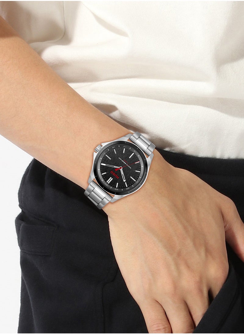 HUGO BOSS - Men's Analog Round Shape Stainless Steel Wrist Watch 1530323 - 42 Mm - Image 1