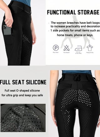 Full Seat Riding Breeches Horse Equestrian Pants Women - view 3