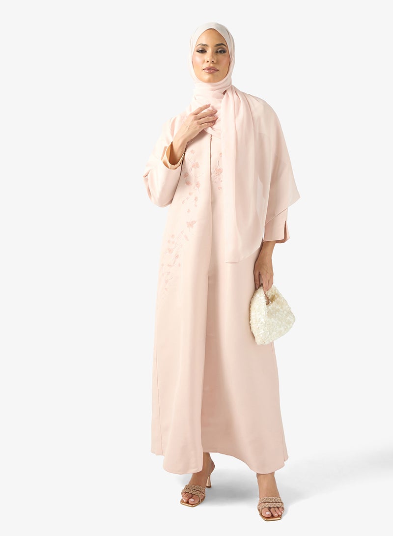 Khizana Embellished Abaya & Sheila - Image 5
